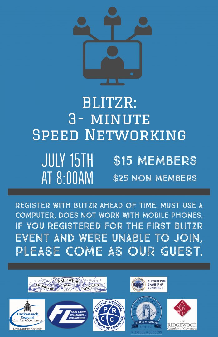 Blitzr Speed Networking - Hackensack Regional Chamber of Commerce